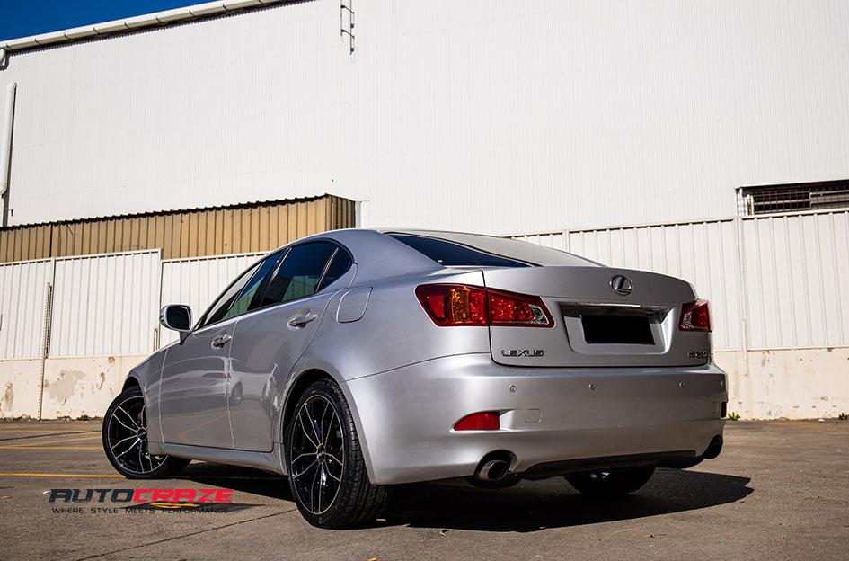 LEXUS-IS250-HE907-GLOSS-BLACK-MACHINED-FACE